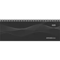 Zettler Tischquerkalender 114 Profi 29,7x10,5cm 1 Woche/2 Seiten schwarz