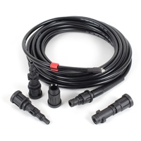 XPOtool Wiltec Rohrreinigungsschlauch 15m Abflussreiniger inkl. 4 Adapter für