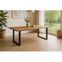 Ab:stil.art.moebel Peter 200 x 100 cm Akazie schwarz