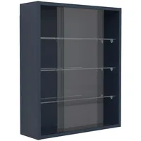 VCM Mid.you Hängevitrine Drivalo Anthrazit, Glas 3 Fächer, 50x60x15