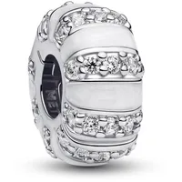 Pandora Clip-Charm Steine und Emaille Silber 793785C01