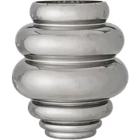 Bloomingville Zorya Vase, Silber, Glas,