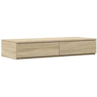 VidaXL Bettschubladen Sonoma Eiche 100x36,5x16,5 cm Holzwerkstoff