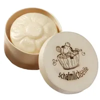Saling Schafmilchseife Blume in Holzdose