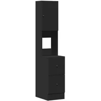 VidaXL Küchenschrank 35 x 50 x 180 cm Schwarz