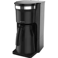 Michelino Kaffeemaschine 8 Tassen, Filterkaffeemaschine, Schwarz