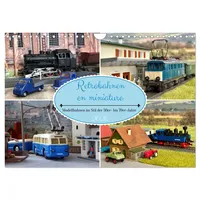 Calvendo Retrobahnen en miniature (Wandkalender 2026 DIN A4 quer),