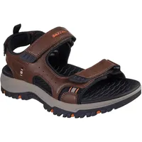 SKECHERS Herren Prewitt Rigdon Sportsandale, Brown, 47.5 EU