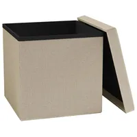 VCM Stoff Sitztruhe Sitzbank Truhe Box Hocker Boxas