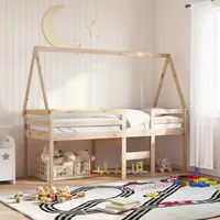 VidaXL Dach für Kinderbett 209x85,5x88 cm Massivholz Kiefer
