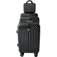 NTK-Collection Mabell Koffer-Set 4-tlg. schwarz