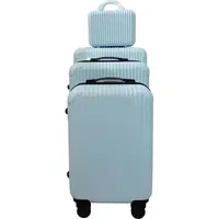 NTK-Collection Frenzi Koffer-Set 4-tlg. hellblau/ blau