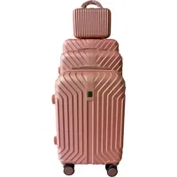 NTK-Collection Mabell Koffer-Set 4-tlg. rosa/gold