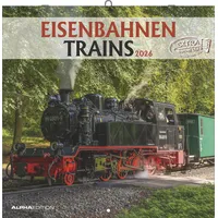 Neumann Eisenbahnen 2026 - Broschürenkalender 30x30 cm (30x60 geöffnet)