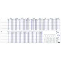 Zettler Urlaubsplaner 2026 100x42 - 15 Monate - Wandplaner