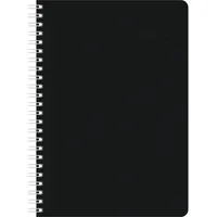 Zettler Wochenbuch 766 15x21cm 1 Woche/2 Seiten Balacron schwarz