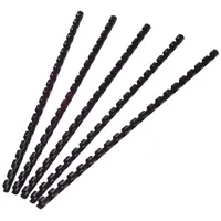 Q-Connect Plastikbinderücken A4 6mm schwarz VE=100 Stück