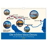 Calvendo Die schöne blaue Donau (Wandkalender 2026 DIN A4