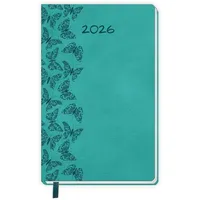 Trötsch Verlag Trötsch Taschenkalender A6 Soft Touch Schmetterlinge 2026