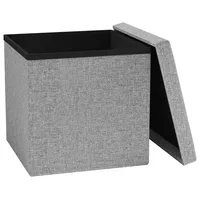 VCM Stoff Sitztruhe Sitzbank Hocker Boxas