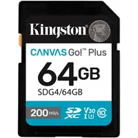 Kingston Canvas Go! Plus Gen4 R200 SDXC 64GB, UHS-I