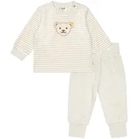 Steiff Strampler in Beige/Weiß | Gr.: 62