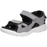 ECCO BIOM RAFT Kinder Sandalen, Steel/Black, 32