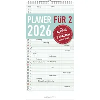 Art-Pol Planer für zwei 2026 mit 3 Spalten -