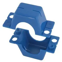 Schlösser JS Plombierschelle 3/4 Zoll, blau, beschriftet, 2-teilig