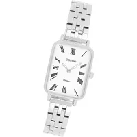 Oozoo Damen Armbanduhr silber Analog Vintage Series Metallarmband UOC20410