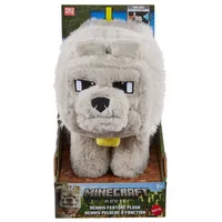 Mattel Minecraft Dennis the Wolf Deluxe Funktionsplüsch