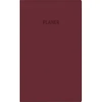 Zettler Taschenplaner 520 9,5x16cm 1 Monat/2 Seiten bordeaux 2026