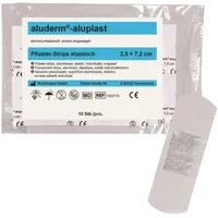 WeTec Aluderm Pflasterstrip aluplast 1009178 2,5x7,2cm el. 10 St./Pack.