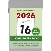Zettler Tagesabreißkalender S 4,1x5,9cm 2026