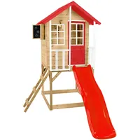 Zwerkules Spielhaus Lolla 1 Natur/Rot