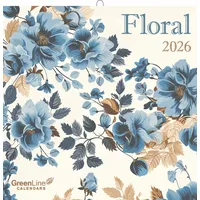 Neumann GreenLine Floral 2026 - Wand-Kalender - Broschüren-Kalender -
