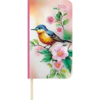 Neumann Lady Journal Slim Bird 2026 - Taschen-Kalender 9x15,6