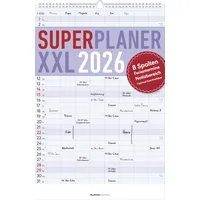 Neumann Superplaner XXL 2026 8 Spalten - Timer 33x49,5