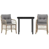 VidaXL Bistroset 3-tlg. Beige