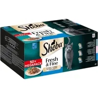 Sheba Fresh & Fine in Sauce Kabeljau, Lachs und