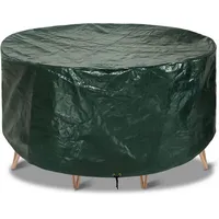 Luxuskollektion RICHIE Gartenmöbel Abdeckung 190x80cm Grün wasserdicht Outdoor-Tischabdeckung -