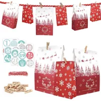 Luxuskollektion Adventskalender 2024 zum Befüllen groß DIY Geschenktüten