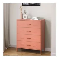 Skølm Atria Metall Kommode – Sideboard mit 4 Schubladen