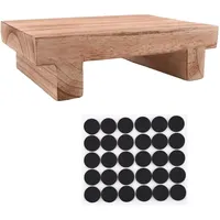 Jiakalamo Multifunktionaler Tritthocker aus Massivem Holz - Stabil für