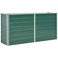Garten-Hochbeet verzinkter Stahl rechteckig 120 x 80 x 45