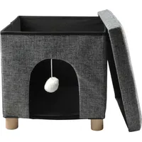 Laroy Group Katzenkratzhaus Gina 38 x 38 cm grau