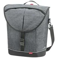 KLICKfix Cita 2 Fahrradtasche grau