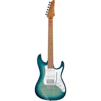 IBANEZ AZ22S1F-TXB Standard E-Gitarre Transparent Turquoise Burst
