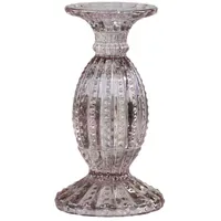 Chic Antique Kerzenhalter mit Perlkante 19 x 10 cm