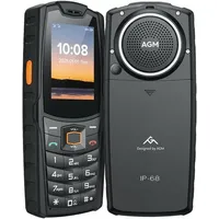 AGM M6, Schwarz, Robustes Tastaturhandy Handy